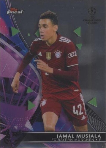 2022-23 Topps Finest UCL Bayern Munich Jamal Musiala Gold