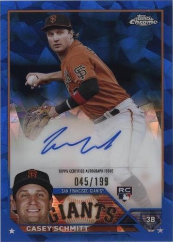 2023 Topps Chrome Update Series Sapphire Edition - Casey Schmitt #USA-CS
