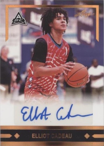 2021-22 Leaf Memories - Elliot Cadeau #GLR-EC1