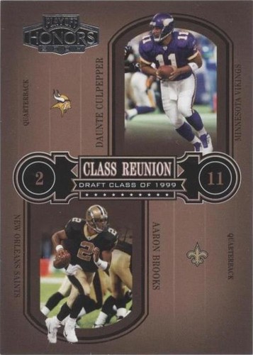 2004 Playoff Honors Aaron Brooks Daunte Culpepper #CR-15