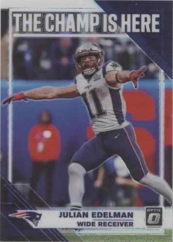 2019 Panini Donruss Optic Julian Edelman #CH-3