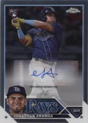 2023 Topps Chrome Update Series - Jonathan Aranda #AC-JA