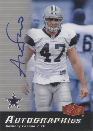 2006 Flair Showcase Anthony Fasano #AU-AF