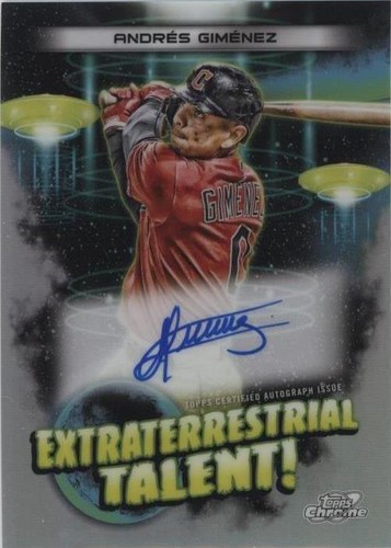2023 Topps Cosmic Chrome - Andres Gimenez #ETA-AG
