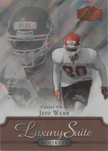 2006 Flair Showcase Jeff Webb #118