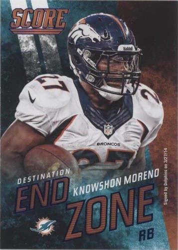 2014 Score Knowshon Moreno #DE4