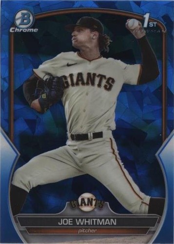 2023 Bowman Chrome Draft Sapphire Edition - Joe Whitman #BDC-98
