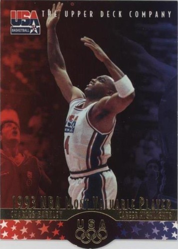 1996 Upper Deck USA Basketball Deluxe Gold Edition - Charles Barkley #43