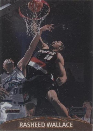 1999-00 Topps Stadium Club Chrome - Rasheed Wallace #55