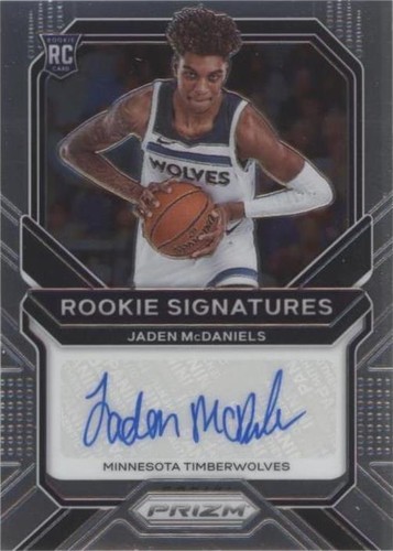 【激レア期間限定出品・1/1 RC auto】Jaden Mcdaniels Jaden McDaniels RC Auto