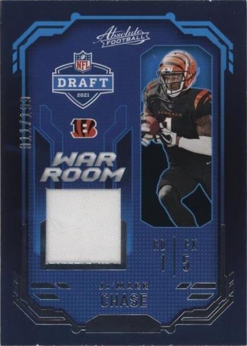 2021 Panini Absolute Ja'Marr Chase #WRM-JMC