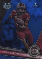 2023 Bowman University Chrome Sapphire Edition Caleb McDowell #76