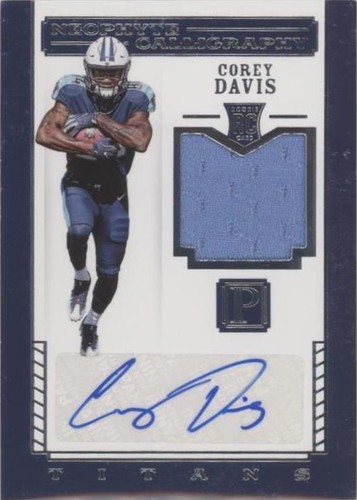 2017 Panini Pantheon Corey Davis #123