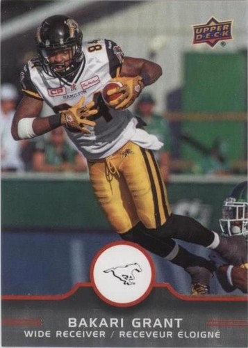 2016 Upper Deck CFL Bakari Grant #81