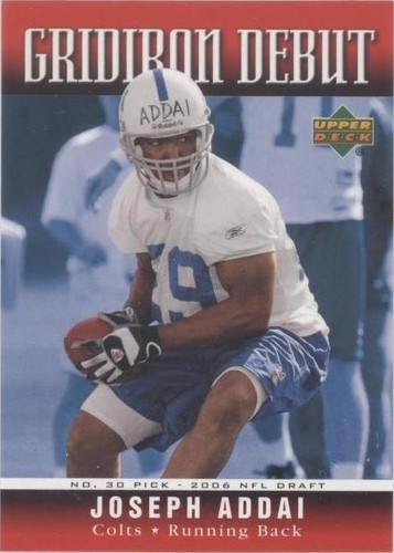 2006 Upper Deck Joseph Addai #1GD-JA