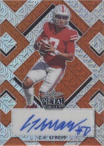 2022 Leaf Metal Draft C. J. Stroud #BA-CJS