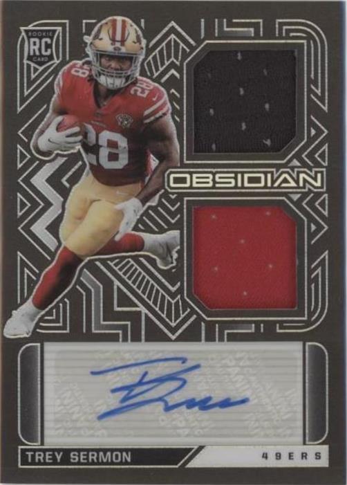 2021 Panini Obsidian Trey Sermon #RJI-TS