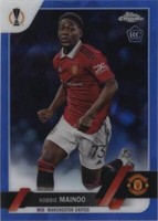 2022-23 Topps Chrome Sapphire Edition UEFA Club Competitions Kobbie Mainoo #118