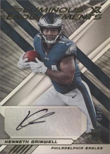 2021 Panini XR Kenneth Gainwell #LUM-KGA