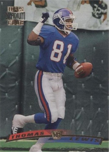 1996 Topps Stadium Club Thomas Lewis #238