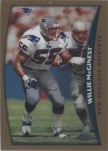 1998 Topps Chrome Willie McGinest #150