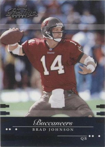 2002 Playoff Prestige Brad Johnson #139