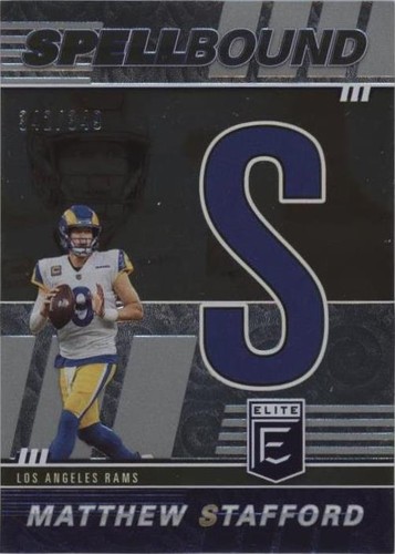 2022 Panini Donruss Elite Matthew Stafford #SB-MS1