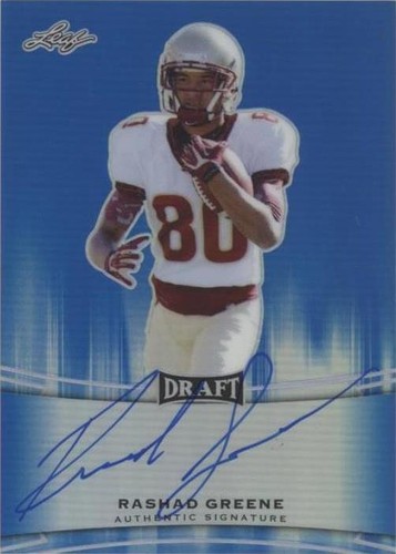 2015 Leaf Metal Draft Rashad Greene #BA-RG1