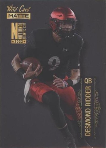 2022 Wild Card MATTE National Convention Desmond Ridder #MBN-9