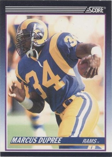 1990 Score Marcus Dupree #1T