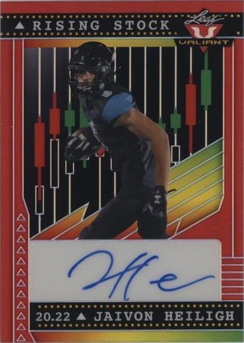 2022 Leaf Valiant Jaivon Heiligh #RS-JH1