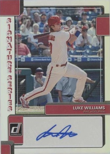 2022 Panini Donruss - Luke Williams #SS-LW