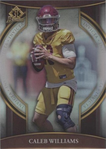 2022 Bowman University Chrome Caleb Williams #BI-4