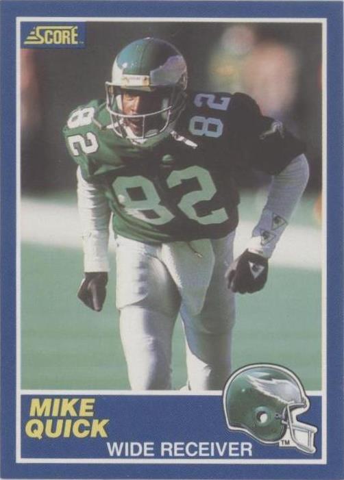 1989 Score Mike Quick #67
