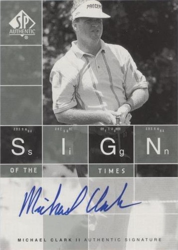 2002 SP Authentic - Michael Clark #ST-MC