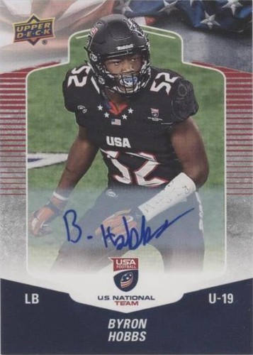 2018 Upper Deck USA Football Byron Hobbs #88