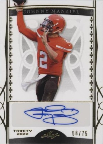 2022 Leaf Trinity Johnny Manziel #BA-JM1