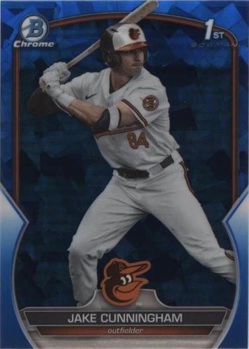 2023 Bowman Chrome Draft Sapphire Edition - Jake Cunningham #BDC-198