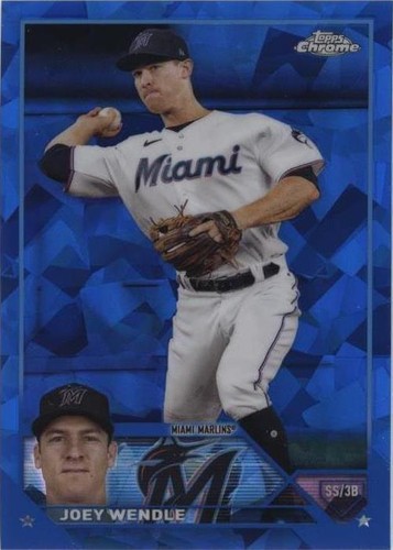 2023 Topps Chrome Update Series Sapphire Edition - Joey Wendle #USCS237