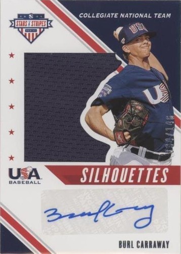 2020 Panini USA Baseball Stars & Stripes - Burl Carraway #USJ-BC