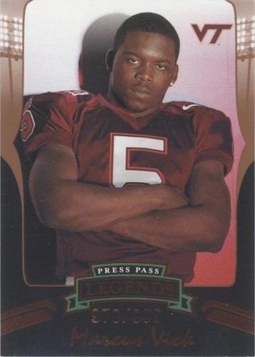 2006 Press Pass Legends Marcus Vick #B53