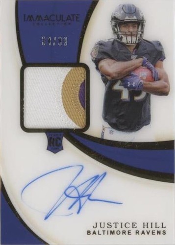 2019 Panini Immaculate Collection Justice Hill #127
