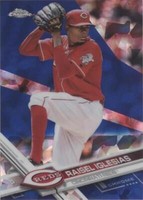 2017 Topps Chrome Sapphire Edition - Raisel Iglesias #185