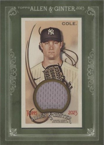 2023 Topps Allen & Ginter - Gerrit Cole #MFR-GCO