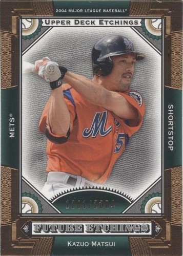 2004 Upper Deck Etchings - Kazuo Matsui #91