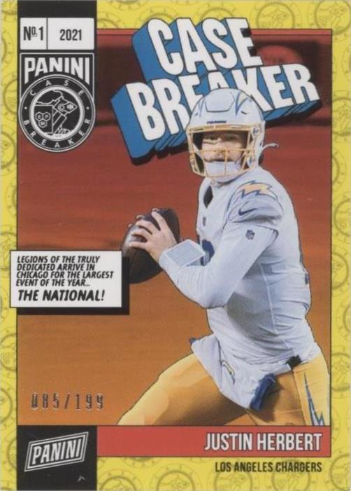2021 Panini National Convention Justin Herbert #CB4