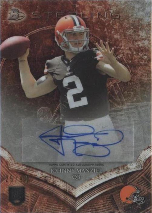 Bowman Sterling Johnny Manziel 2014 #BSA-JM