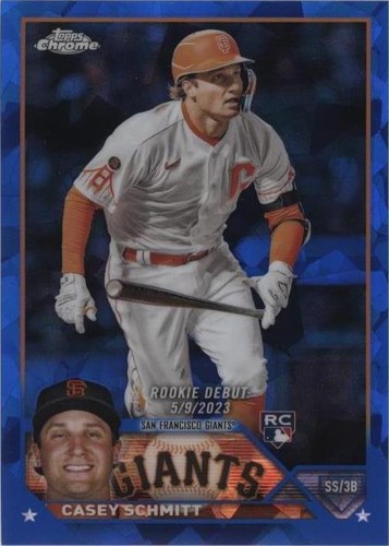2023 Topps Chrome Update Series Sapphire Edition - Casey Schmitt #USCS198