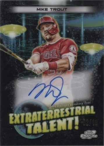 2023 Topps Cosmic Chrome - Mike Trout #ETA-MT