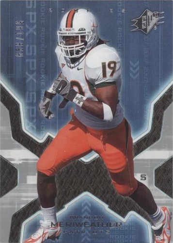 2007 SPx Brandon Meriweather #116